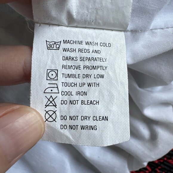 Vintage Head‎ Women's Windbreaker Tennis Jacket Black Red White Fully Lined Sz M - Picture 10 of 12